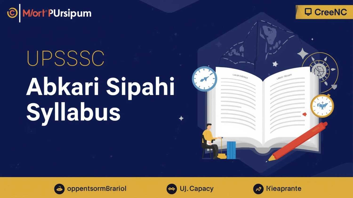 UPSSSC Abkari Sipahi Syllabus